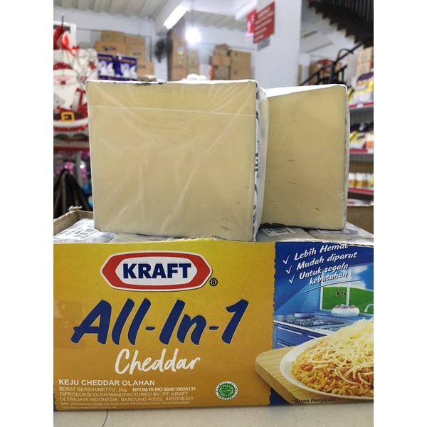 

KRAFT CHEDDAR ALL IN 1 (Repack 250gr)