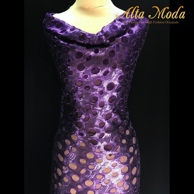 

Alta Moda Sequins Full Beads Bordir - Purple (1M)