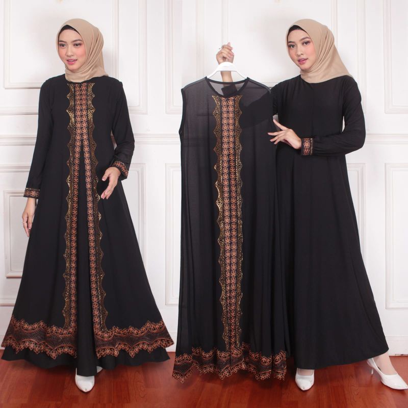 Canami GAMIS ABAYA TURKEY ROMPI OUTER EVERLY MEWAH