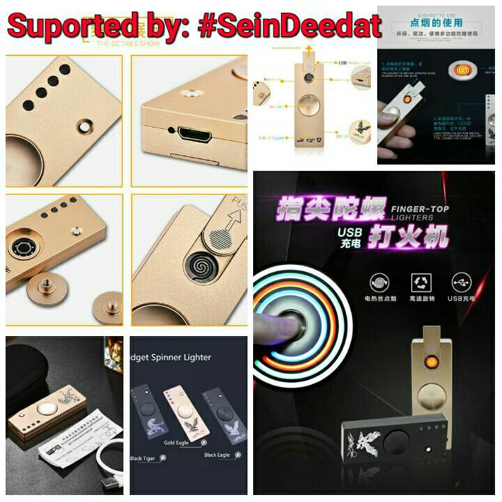 FIDGET SPINNER KOREK API USB LIGHTER LAMPU MURAH/ SPINER PREMIUM PROFESIONAL