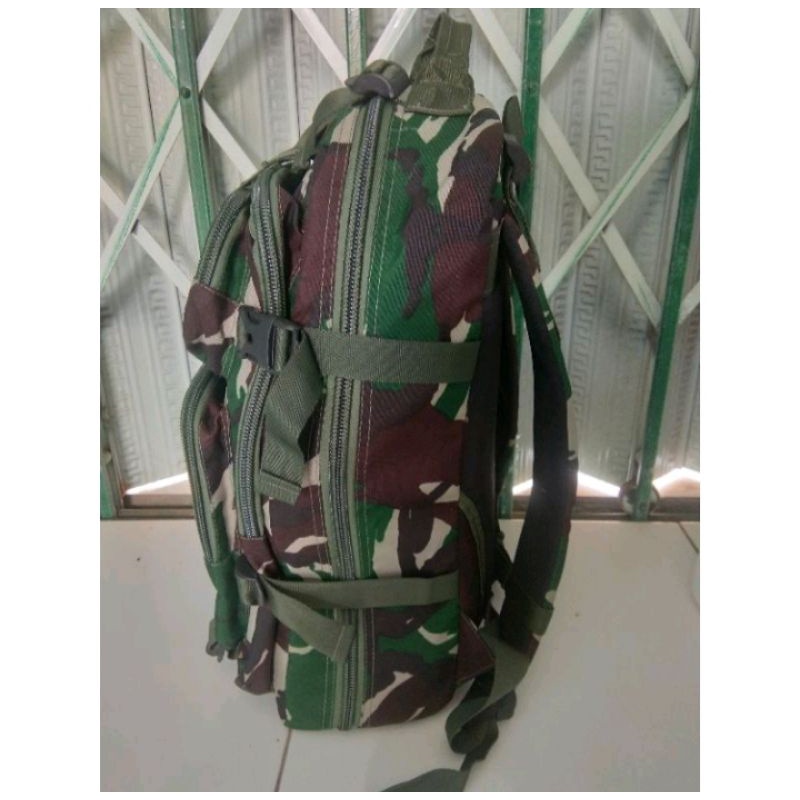 Ransel lebanon loreng TNI/tas punggung militer