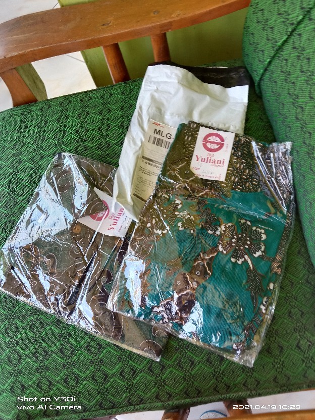 Couple Anak Dress Hem Batik