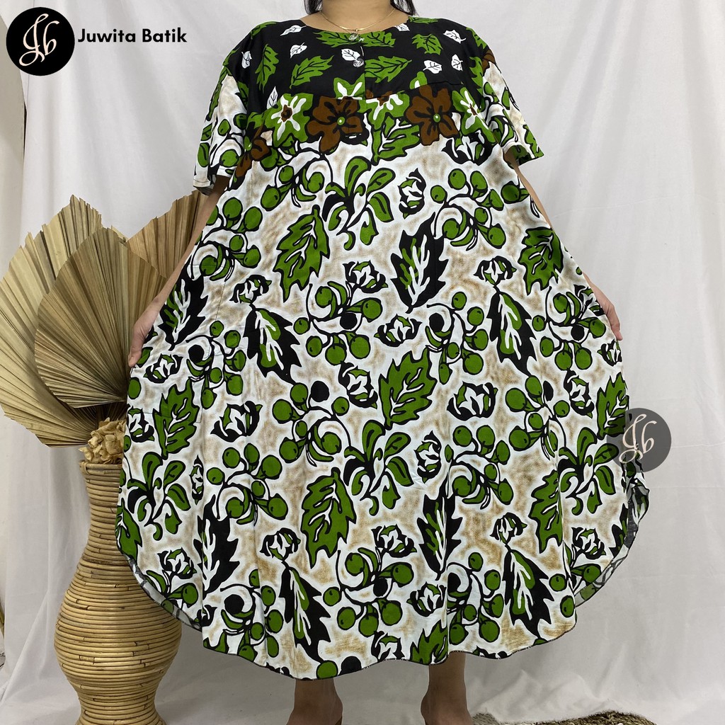 Juwita Batik - Daster Payung Jumbo Busui Friendly LD 130 3XL Super Jumbo Murah Terbaru PART-II