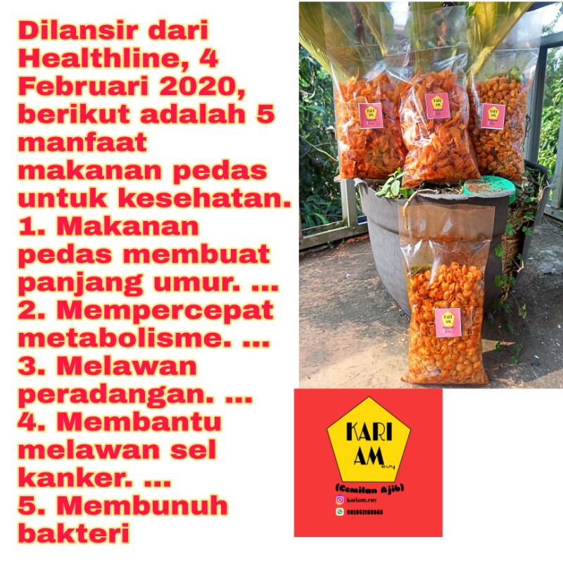 

Keripik pedas, Keripik setan , daun jeruk