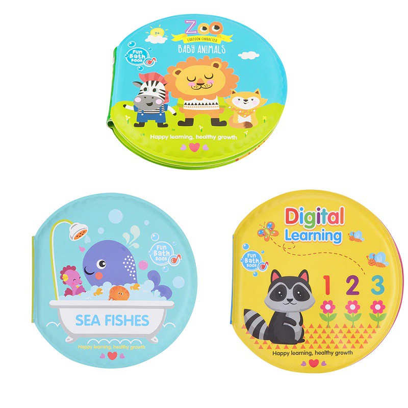 PLOOPY BABY BATH BOOK SET 3 PCS / MAINAN ANAK