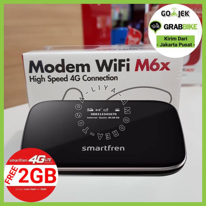 MIFI 4G MODEM WIFI 4G SMARTFREN 4G ANDROMAX M3S - FREE KUOTA 60GB - DUA GB KODE 1392