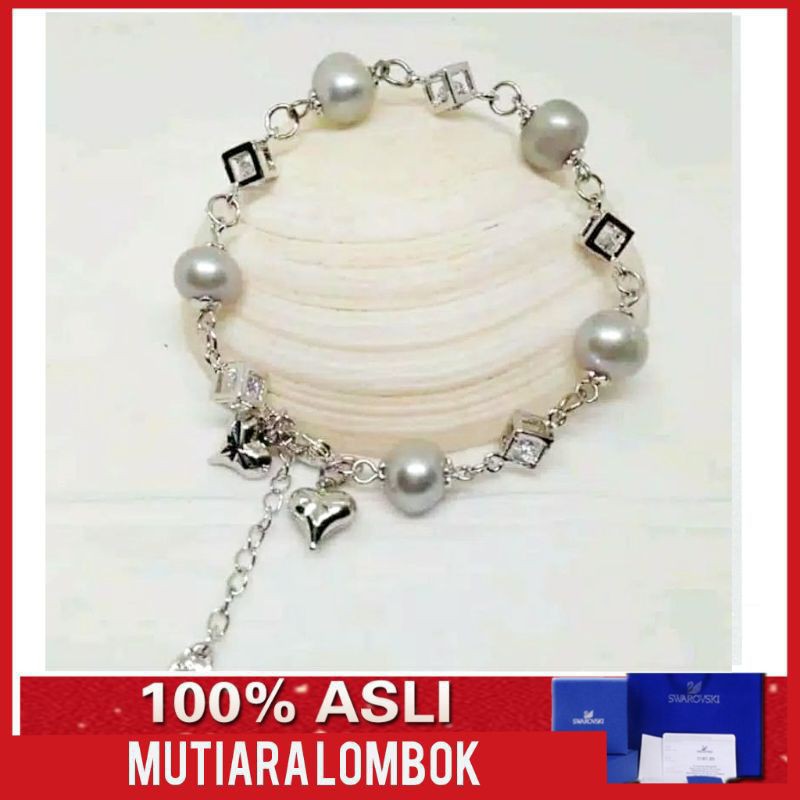 perhiasan gelang wanita gelang mutiara gelang mutiara lombok gelang mutiara air tawar gelang bracele
