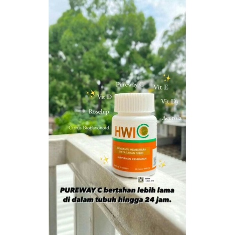 HWIC ( Vitamin C ) + VIT D + VIT E + ZINK , Halal BPOM 100 % ORI HWI