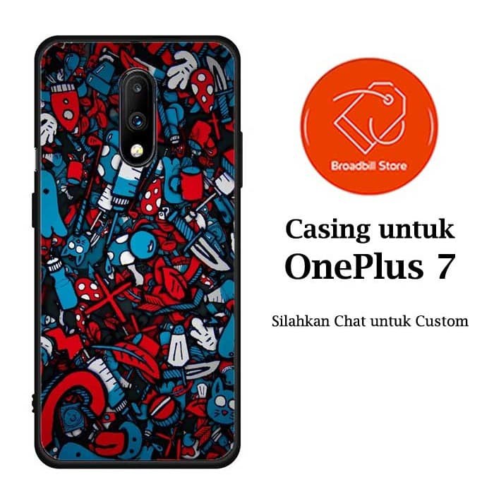 Casing, Hard Case Hp OnePlus 7 Custom Case Motif BL 0074 BS