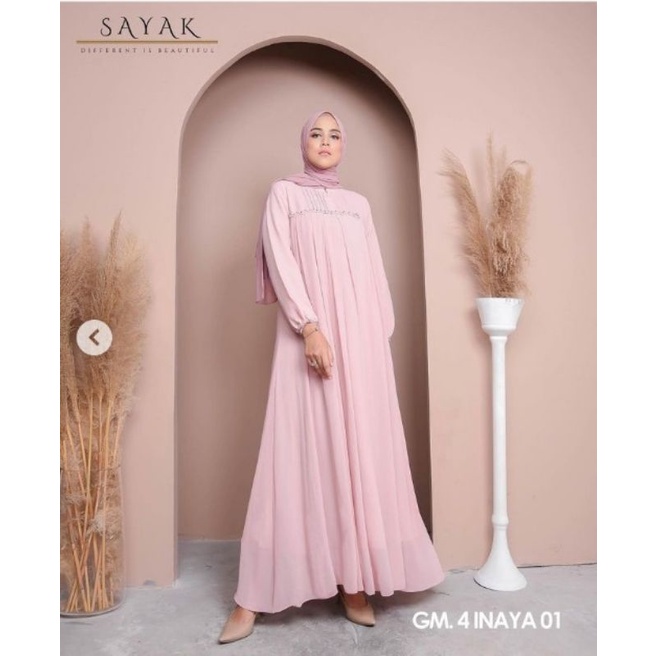 Gamis Cantik Sayak Gamis INAYA 1
