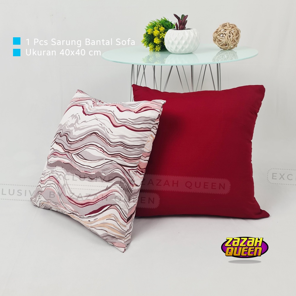 Sarung Bantal Sofa 40x40 - Motif Baru