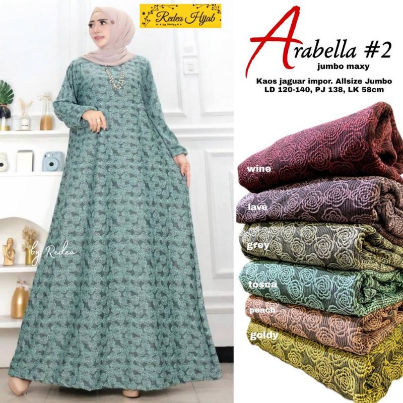 arabella2 jumbo maxi gamis jumbo gamis kaos jaguar ld 110-130 by redea