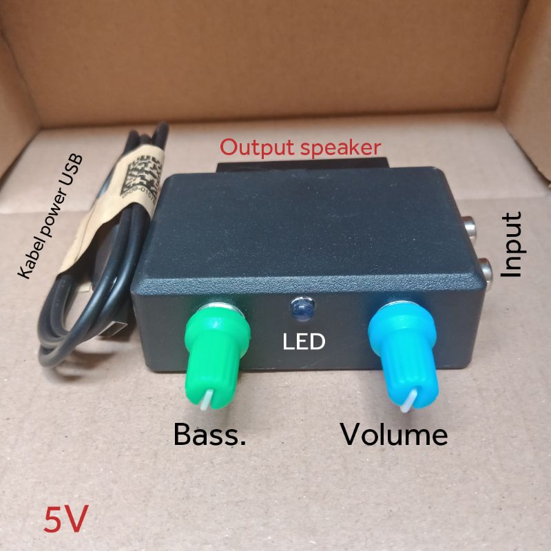Ampli mini Class D 5V Bass