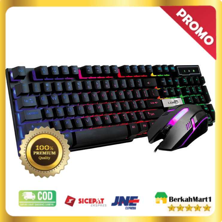 LDKAI 832 Gaming Keyboard LED with Mouse