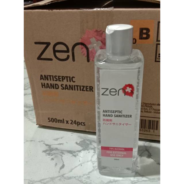 Hand Sanitizer Gel Zen+ 500ml