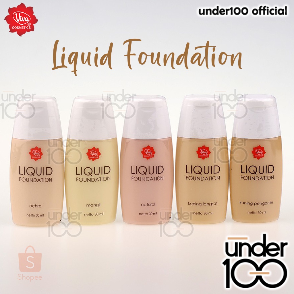 ❤ UNDER100 ❤ VIVA Liquid Foundation 30mL ( alas bedak viva )