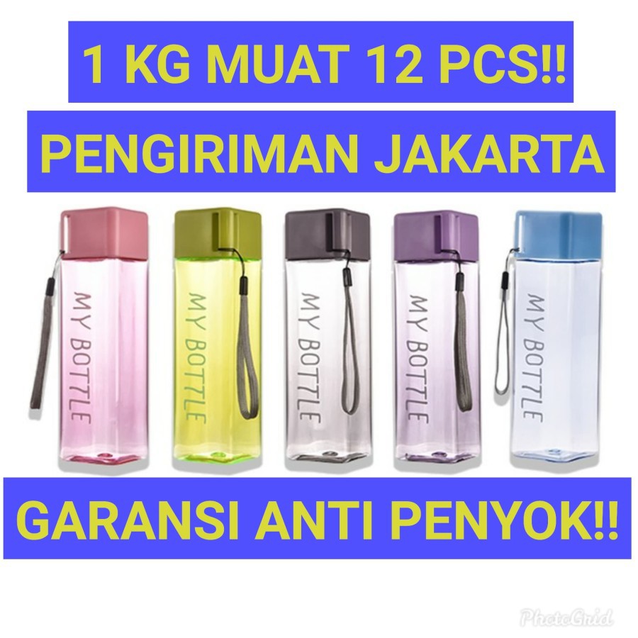 [FREE BUBBLE WRAP] MY BOTTLE SQUARE / MY BOTTLE KOTAK / MY BOTTLE