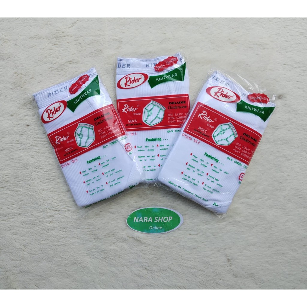 CELANA DALAM RIDER | Pakaian Dalam Rider | Cd Rider | Celana Rider