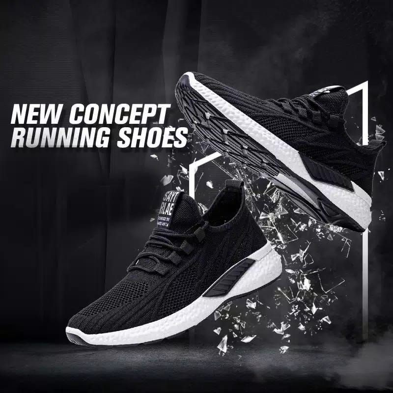 Sepatu Keren Pria Import - Sneakers Running - Sepatu Sneakers Pria Aldrich Luxurious - Sepatu Santai