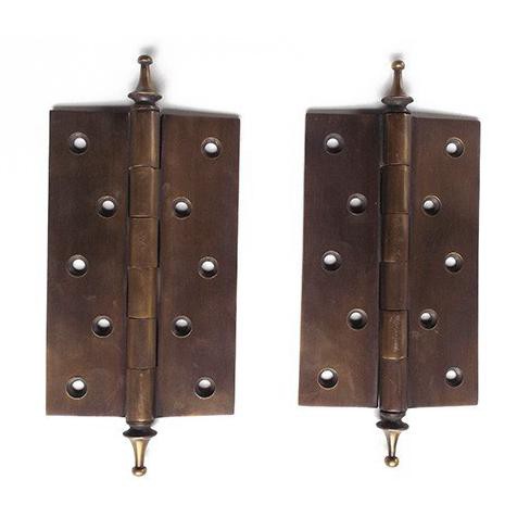 5" Engsel Pintu Kayu Gebyok Joglo Rumah Kuningan / Solid Brass Door Hinges Terbaik