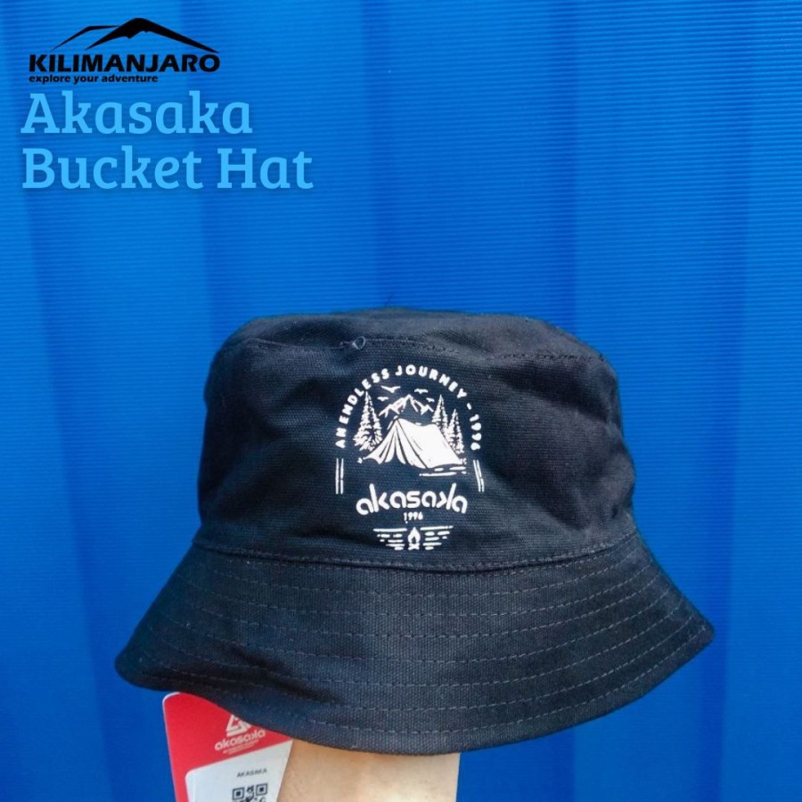 Bucket Hat Pria Wanita Akasaka Rocky Bucket Hat Topi Rimba