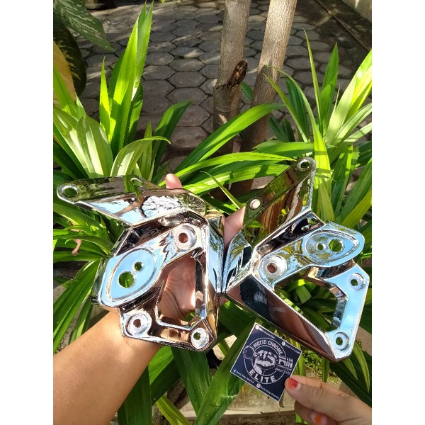 KUPINGAN LAMPU DEPAN TIGER BARONG ORIGINAL CHROME