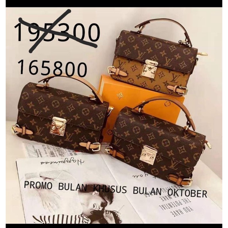 Jual Tas Lv Coklat Model Terbaru - Harga Promo Oktober 2023