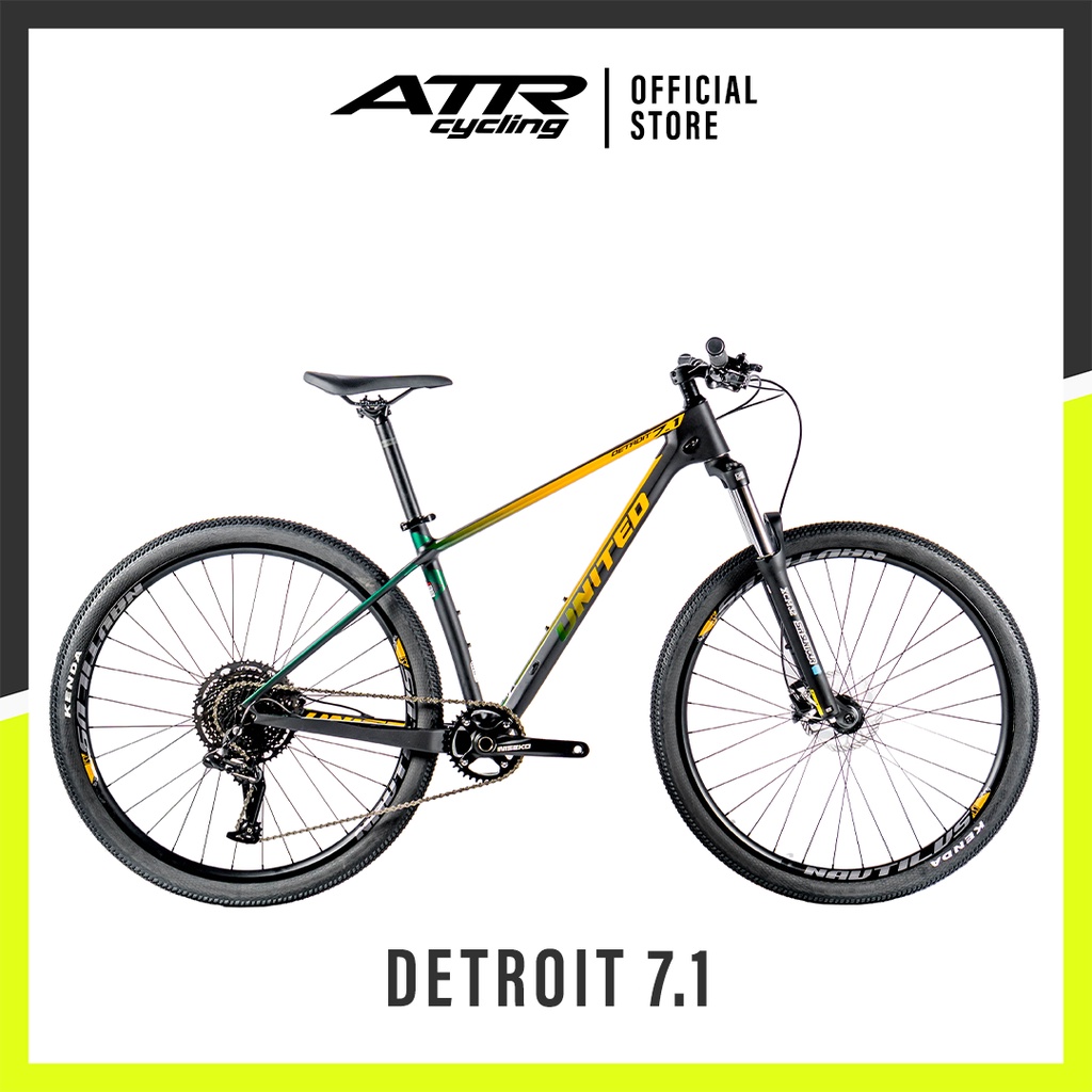 United Bike Sepeda Gunung MTB CRB 27,5-12 DETROIT 7.1 (19) (20) BK-OR-JD