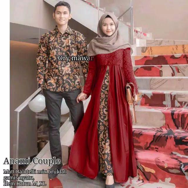 Rama Shinta Couple - Melani Set Couple Lilit Rovella Batik Couple Modern