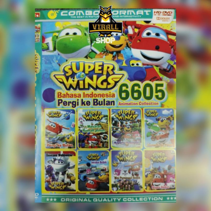 KASET KARTUN ANAK " SUPER WINGS 6605"