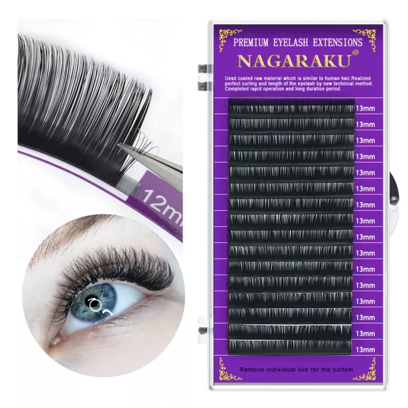 NAGARAKU MINK SINGLE SIZE For Eyelash Extansion