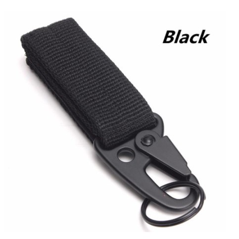 [OUTDOOR] - ACOMS Quickdraw Carabiner Military Tactical Nylon Belt - HW74 - Black