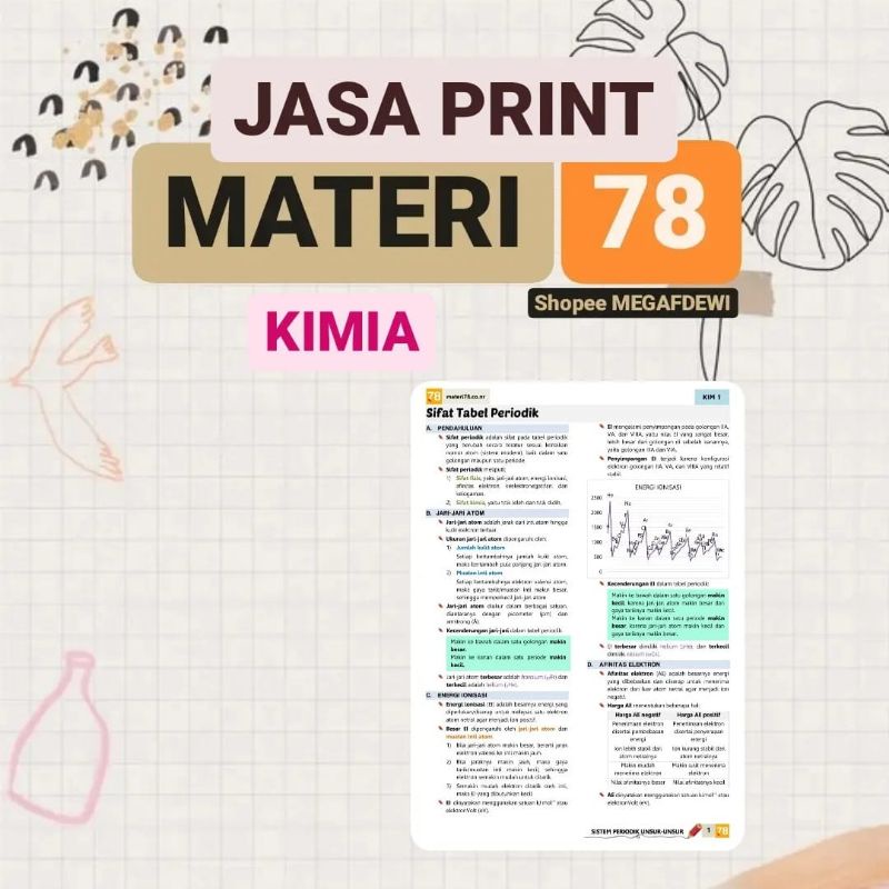 (1SISI) JASA PRINT MATERI78 KIMIA