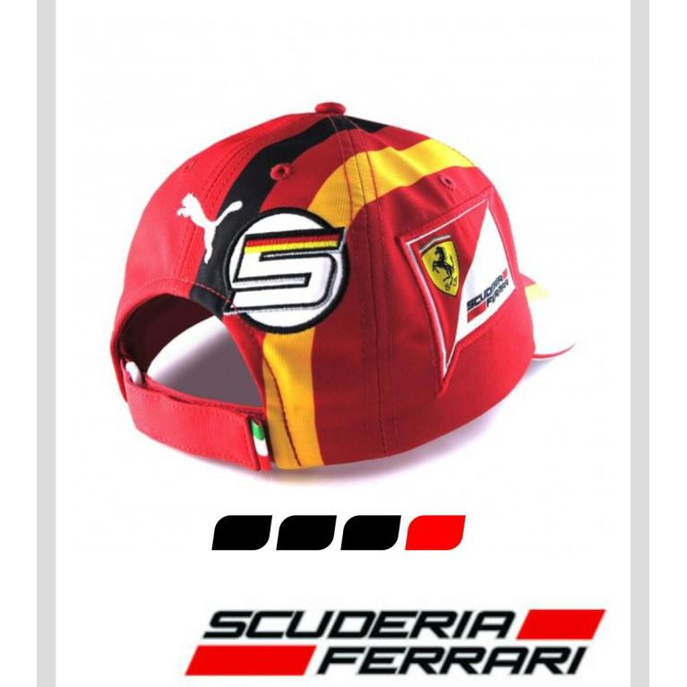 Eklusif Topi F1 Scuderia Ferrari Sebastian Vettel Limited