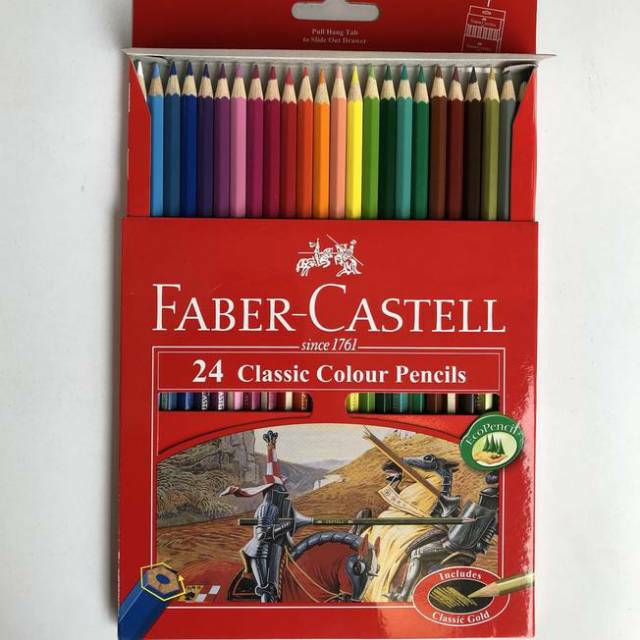 

Pensil Warna Faber Castell Classic Colour 24 Warna Panjang