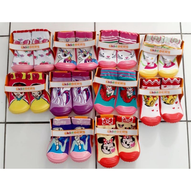 Skidder Prewalker Shoes  Girl / Boy Sepatu Bayi Alas Karet / Skider