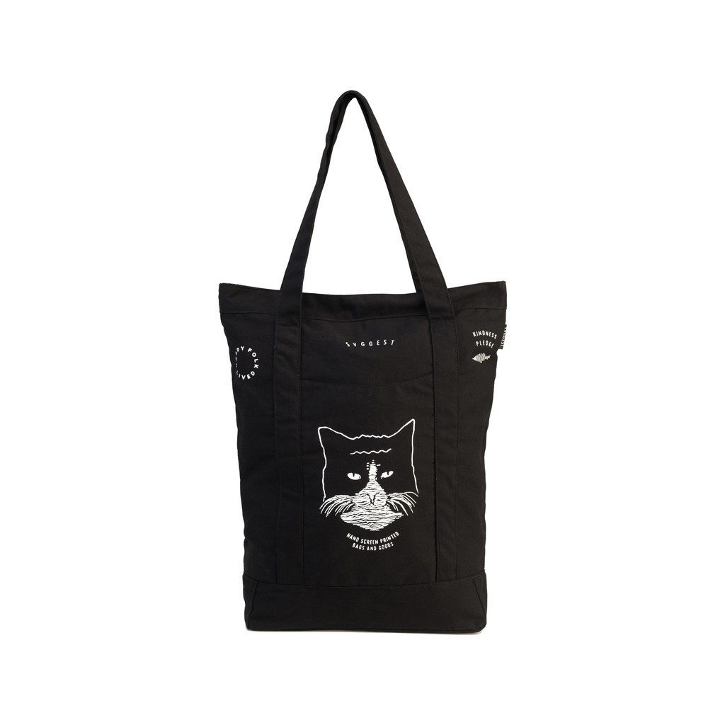 Jual Svggest Tote Bag - Meo Black Indonesia|Shopee Indonesia