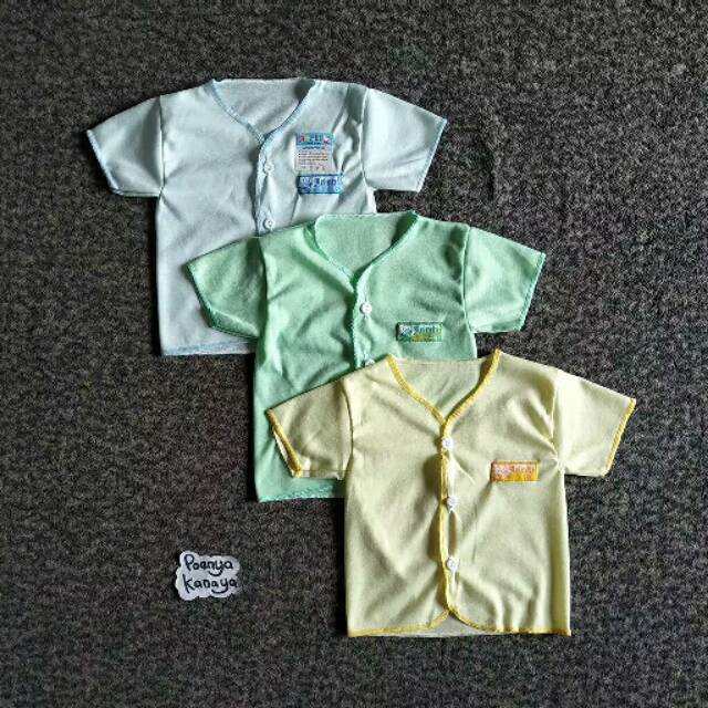 3 PCS Baju bayi Lengan Pendek New Born Arimbi