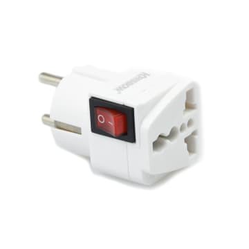 AZKO KRISBOW Colokan Sambungan Travel Adaptor Steker Arde Adaptor