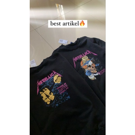 CREWNECK H&M METALLICA