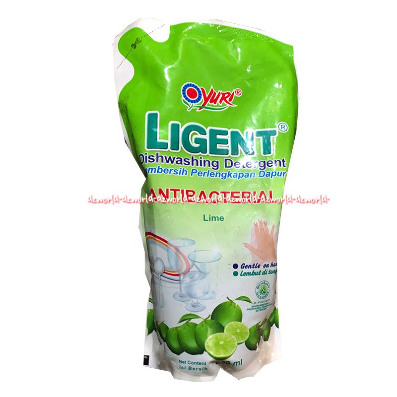 Yuri Ligent Dishwashing Detergent  Antibacterial Pembersih Perlengkapan Dapur