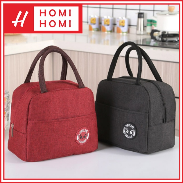 HomiHomi Tas Makan Lunch Box Tempat Kotak Makanan Anak Tahan Panas Praktis Motif TM021