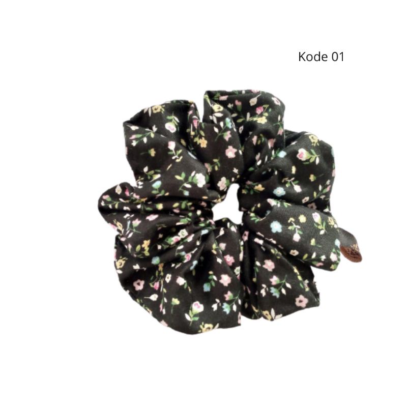 Scrunchie Bintang bahan katun Jepang Diameter 15 cm