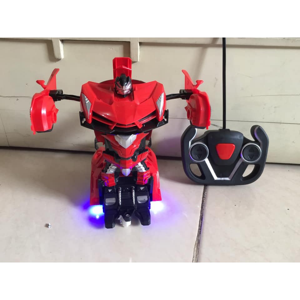  MAINAN  MOBIL  ROBOT TRANSFORMER REMOTE KONTROL THE LAST 