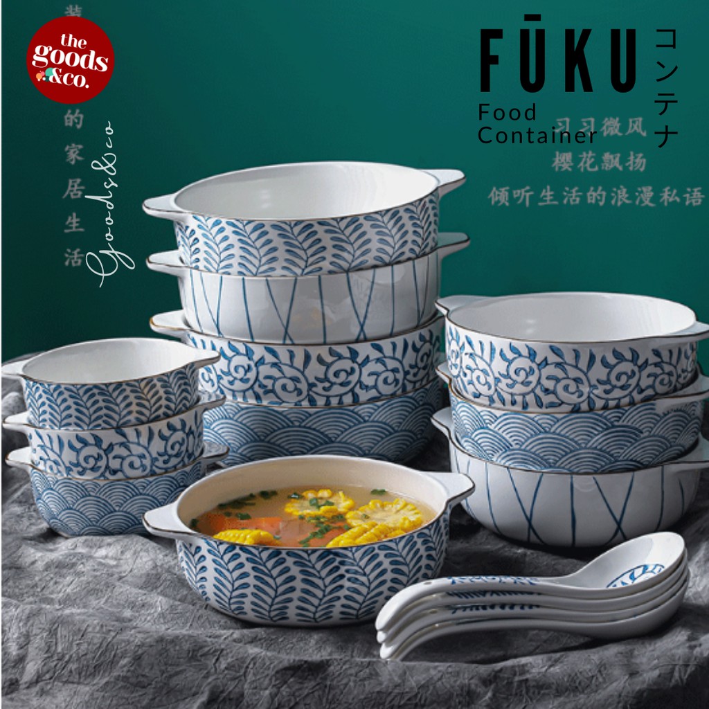 Mangkok Keramik Ceramic Bowl Mangkok Saji Soup Keramik Wadah Saji Jepang