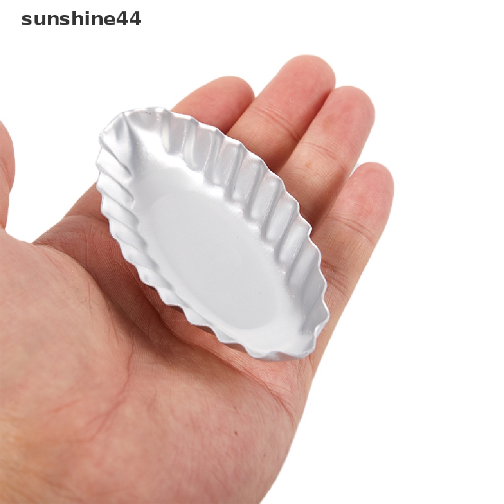 Sunshine Cetakan Egg Tart DIY Bentuk Perahu Bahan Aluminum