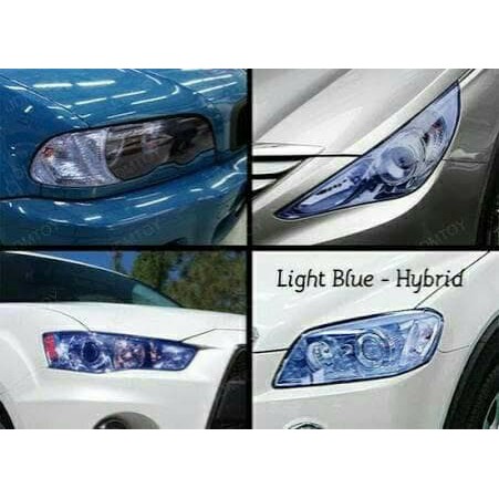 

$$HARGA MURAH$%$$ sticker headlamp blue hybrid per lembar 30cm x 50cm