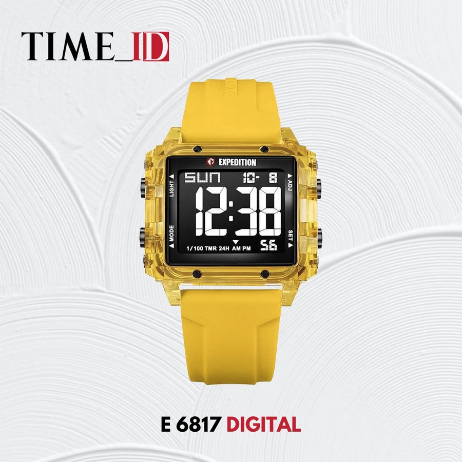 Jam Tangan Expedition E 6817 DIGITAL YELLOW UNISEX