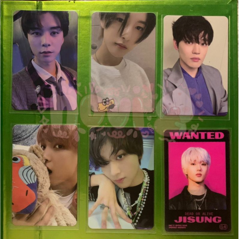 Wts PC Official NCT Johnny Renjun Haechan Chenle Jisung