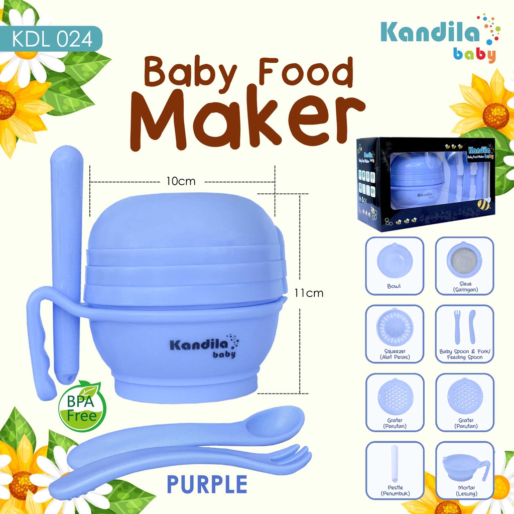 Kandila Baby Food Maker KDL024 Alat Pengolah Makanan Bayi Makassar